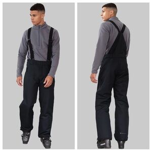 Obermeyer Axiom FZ Suspender Insulated Pant Snow Ski Bibs in Black
